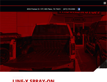 Tablet Screenshot of line-x-trucks-n-stuff.com
